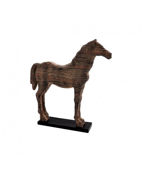 ΕΠΙΤΡΑΠΕΖΙΑ ΔΙΑΚΟΣΜΗΤΙΚΗ ΦΙΓΟΥΡΑ Fylliana Horse ΚΑΦΕ ΧΡΩΜΑ 47x8x48εκ