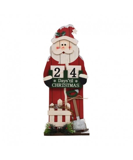 ΧΡΙΣΤΟΥΓΕΝΝΙΑΤΙΚΟ ΔΙΑΚΟΣΜΗΤΙΚΟ Xmas Calendar ΚΟΚΚΙΝΟ 23x7x57