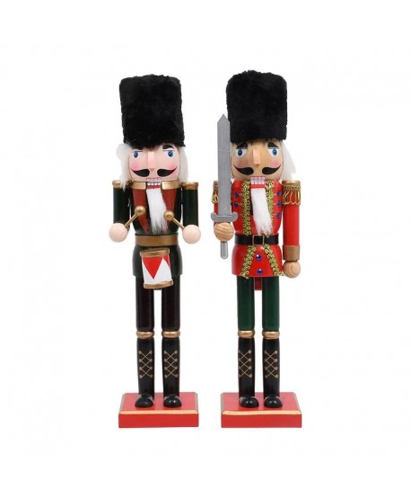 ΧΡΙΣΤΟΥΓΕΝΝΙΑΤΙΚΗ ΦΙΓΟΥΡΑ Nutcracker ΔΙΑΦΟΡΑ ΧΡΩΜΑΤΑ 38εκ