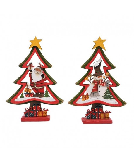 ΧΡΙΣΤΟΥΓΕΝΝΙΑΤΙΚΟ ΔΙΑΚΟΣΜΗΤΙΚΟ Xmas tree 9288 12 KOKKINO 24x16εκ