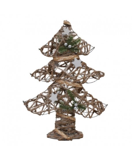 ΧΡΙΣΤΟΥΓΕΝΝΙΑΤΙΚΟ ΦΩΤΙΖΟΜΕΝΟ ΔΙΑΚΟΣΜΗΤΙΚΟ ΔΕΝΤΡΟ ΜΠΡΟΝΖΕ 45εκ