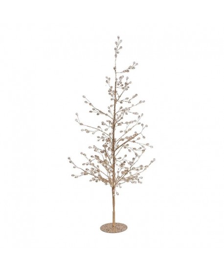 ΧΡΙΣΤΟΥΓΕΝΝΙΑΤΙΚΟ ΔΕΝΤΡΟ ΜΠΡΟΝΖΕ ΜΕ ΔΙΑΦΑΝΑ ΣΤΟΛΙΔΙΑ 48εκ