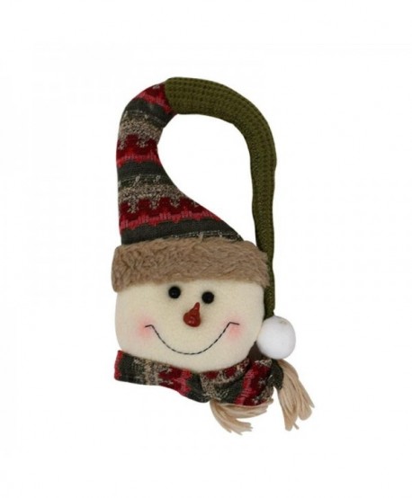 ΧΡΙΣΤΟΥΓΕΝΝΙΑΤΙΚΗ ΔΙΑΚΟΣΜΗΤΙΚΗ ΦΙΓΟΥΡΑ SANTA+SNOWMAN 12 ΚΟΚΚΙΝΟ ΠΡΑΣΙΝΟ 16x7x33εκ + 16x7x40εκ