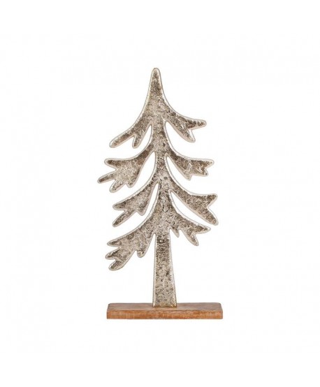 ΧΡΙΣΤΟΥΓΕΝΝΙΑΤΙΚΟ ΔΙΑΚΟΣΜΗΤΙΚΟ ΔΕΝΤΡΟ ΑΛΟΥΜΙΝΙΟΥ Fylianna FL1430 ΞΥΛΙΝΗ ΒΑΣΗ ΧΡΥΣΟ ΧΡΩΜΑ 19x7x40εκ