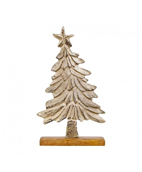 ΧΡΙΣΤΟΥΓΕΝΝΙΑΤΙΚΟ ΔΙΑΚΟΣΜΗΤΙΚΟ ΔΕΝΤΡΟ ΑΛΟΥΜΙΝΙΟΥ Fylianna FL0644 ΧΡΥΣΟ ΧΡΩΜΑ 24x6x41εκ