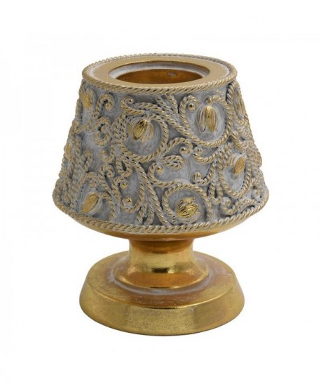 ΚΗΡΟΠΗΓΙΟ Fylliana FL 23541 ΛΕΥΚΟ ΧΡΥΣΟ ΧΡΩΜΑ 9x9x11εκ