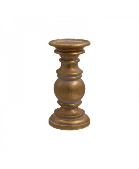 ΚΗΡΟΠΗΓΙΟ POLYRESIN Fylliana FL39316 ΧΡΥΣΟ ΛΕΥΚΟ ΧΡΩΜΑ 10x21εκ