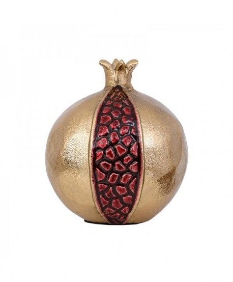 ΜΕΤΑΛΛΙΚΟ ΔΙΑΚΟΣΜΗΤΙΚΟ ΡΟΔΙ Fylliana Pomegranate ΧΡΥΣΟ ΚΟΚΚΙΝΟ ΧΡΩΜΑ 12x13εκ