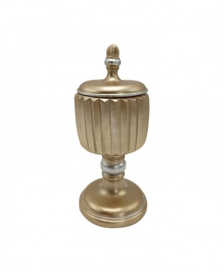 ΦΟΝΤΑΝΙΕΡΑ Fylliana ΧΡΥΣΟ ΧΡΩΜΑ 9,5x9,5x22εκ sls