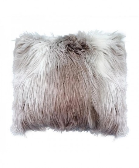 ΔΙΑΚΟΣΜΗΤΙΚΟ ΜΑΞΙΛΑΡΙ Fylliana 23394 ME MICROFIBER ΜΠΕΖ ΛΕΥΚΟ ΧΡΩΜΑ 45x45εκ