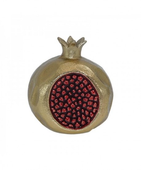 ΜΕΤΑΛΛΙΚΟ ΔΙΑΚΟΣΜΗΤΙΚΟ ΡΟΔΙ Fylliana Pomegranate ΧΡΥΣΟ ΚΟΚΚΙΝΟ ΧΡΩΜΑ 13x10x13εκ