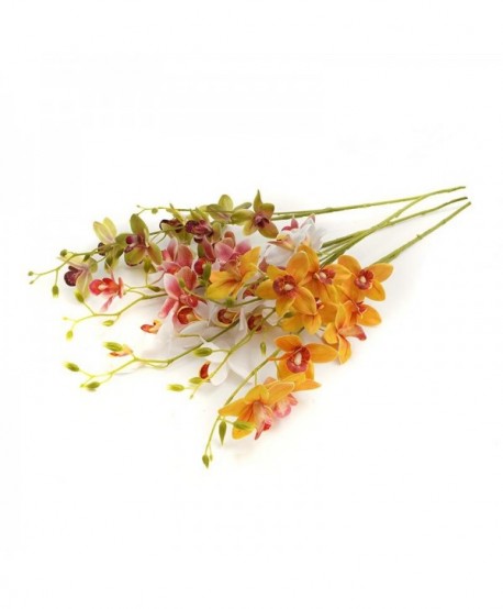 ΛΟΥΛΟΥΔΙ Fylliana Orchid 14 ΛΕΥΚΟ ΚΙΤΡΙΝΟ ΠΡΑΣΙΝΟ ΡΟΖ