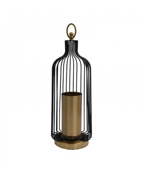 ΜΕΤΑΛΛΙΚΟ ΚΗΡΟΠΗΓΙΟ Fylliana FL8478 ΜΑΥΡΟ ΜΠΡΟΝΖΕ ΧΡΩΜΑ 17x17x50εκ