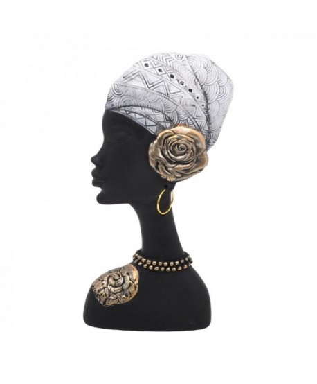 ΕΠΙΤΡΑΠΕΖΙΑ ΔΙΑΚΟΣΜΗΤΙΚΗ ΦΙΓΟΥΡΑ Fylliana FL98490 African lady ΜΑΥΡΟ ΛΕΥΚΟ ΧΡΩΜΑ 15x5x30εκ