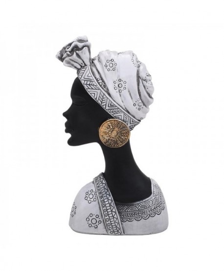 ΕΠΙΤΡΑΠΕΖΙΑ ΔΙΑΚΟΣΜΗΤΙΚΗ ΦΙΓΟΥΡΑ Fylliana FL987391 African lady ΜΑΥΡΟ ΛΕΥΚΟ ΧΡΩΜΑ 16x7x27εκ