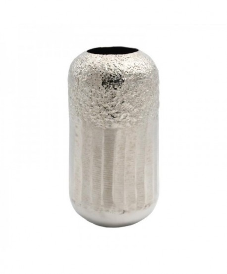 ΜΕΤΑΛΛΙΚΟ ΔΙΑΚΟΣΜΗΤΙΚΟ ΒΑΖΟ Fylliana FL7664 ΑΣΗΜΙ ΧΡΩΜΑ 15x27εκ