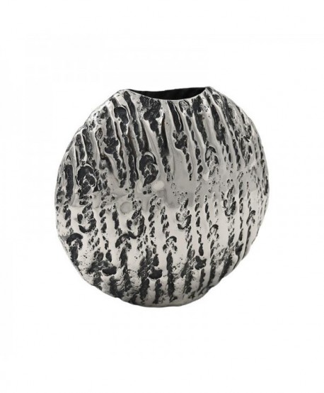 ΜΕΤΑΛΛΙΚΟ ΔΙΑΚΟΣΜΗΤΙΚΟ ΒΑΖΟ Fylliana FL7825 ΑΣΗΜΙ ΧΡΩΜΑ 24x9x22εκ