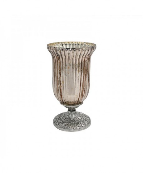 ΓΥΑΛΙΝΟ ΕΠΙΤΡΑΠΕΖΙΟ ΚΗΡΟΠΗΓΙΟ Fylliana FL617 COPPER ΧΡΩΜΑ 12x20εκ