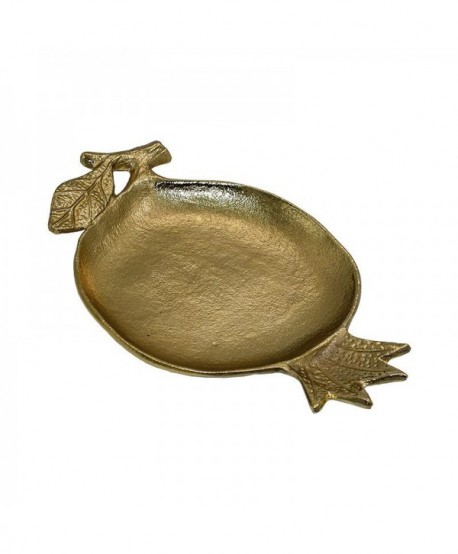 ΜΕΤΑΛΛΙΚΟΣ ΔΙΑΚΟΣΜΗΤΙΚΟΣ ΔΙΣΚΟΣ ΡΟΔΙ Fylliana Pomegranate ΧΡΥΣΟ ΧΡΩΜΑ 26x16x4εκ