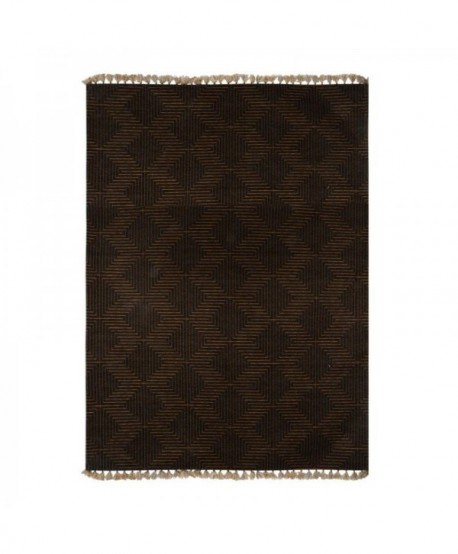 ΧΑΛΙ Fylliana Smother ΣΚΟΥΡΟ ΚΑΦΕ ΧΡΩΜΑ 160x230εκ sls