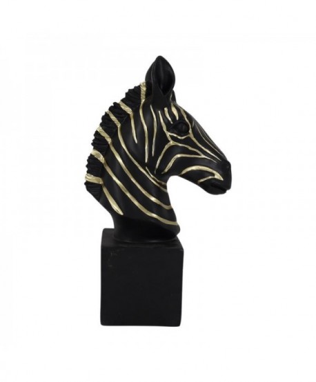 ΕΠΙΤΡΑΠΕΖΙΟ ΔΙΑΚΟΣΜΗΤΙΚΟ Fylliana Zebra ΜΑΥΡΟ ΧΡΥΣΟ ΧΡΩΜΑ 12,2x22x40,5εκ
