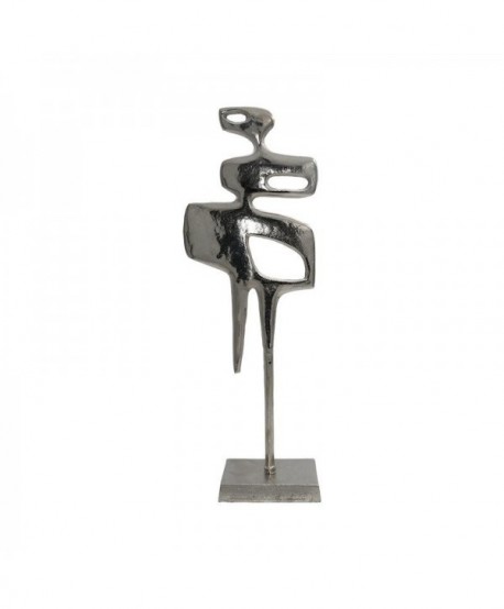 ΕΠΙΤΡΑΠΕΖΙΟ ΔΙΑΚΟΣΜΗΤΙΚΟ Fylliana Sculpture ΑΣΗΜΙ ΝΙΚΕΛ 20x11x60εκ