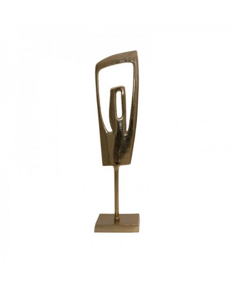ΕΠΙΤΡΑΠΕΖΙΟ ΔΙΑΚΟΣΜΗΤΙΚΟ Fylliana Sculpture ΧΡΥΣΟ 16x11x65εκ