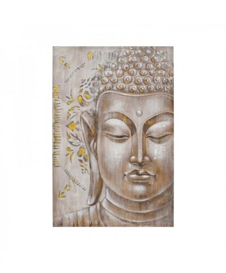 ΚΑΔΡΟ Fylliana Buddha ΜΠΕΖ ΓΚΡΙ ΧΡΩΜΑ 80x3x120εκ