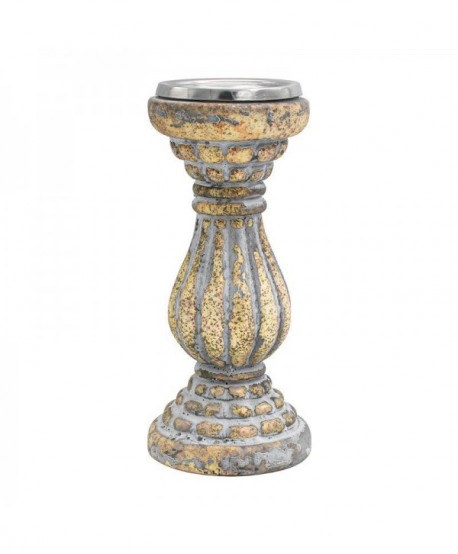 ΓΥΑΛΙΝΟ ΚΗΡΟΠΗΓΙΟ Fylliana FL2815 ΜΕΤΑΛΛΙΚΟ ΦΙΝΙΡΙΣΜΑ 11x24εκ