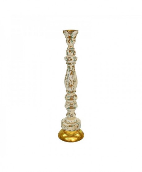 ΞΥΛΙΝΟ ΚΗΡΟΠΗΓΙΟ ΔΑΠΕΔΟΥ Fylliana FL1793 ΑΝΤΙΚΕ ΛΕΥΚΟ ΧΡΩΜΑ 19x85εκ