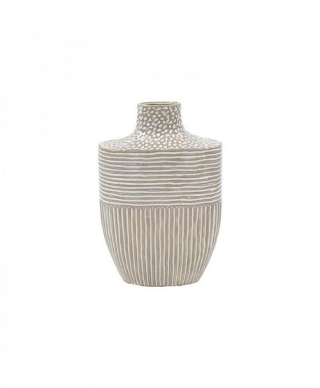 ΚΕΡΑΜΙΚΟ BAZO Fylliana FL23763 ΜΠΕΖ ΛΕΥΚΟ ΧΡΩΜΑ 21x10x31εκ