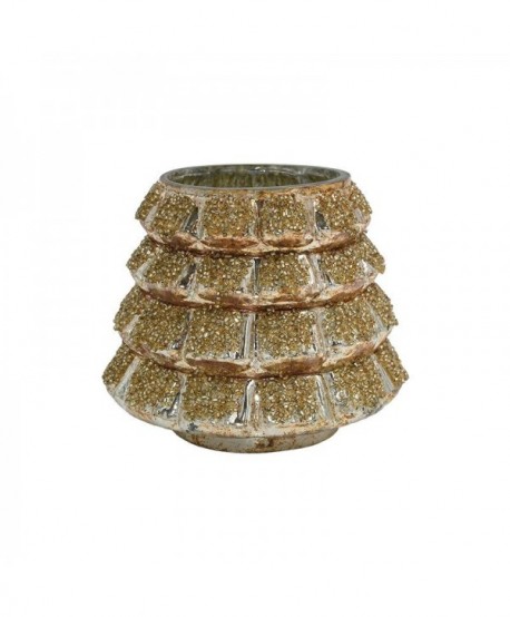 ΓΥΑΛΙΝΟ ΕΠΙΤΡΑΠΕΖΙΟ ΚΗΡΟΠΗΓΙΟ ΡΕΣΩ Fylliana FL720 COPPER ΧΡΩΜΑ 11x10εκ