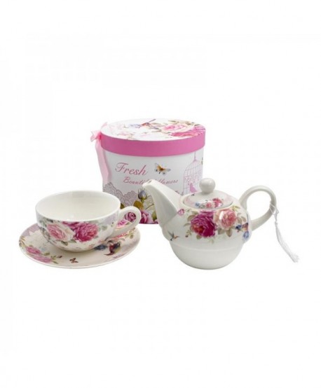 ΚΕΡΑΜΙΚΗ ΤΣΑΓΙΕΡΑ ΚΟΥΠΑ ΜΕ ΠΙΑΤΑΚΙ ΣΕ ΚΟΥΤΙ Fylliana FL31888255 FLORAL 16x11εκ