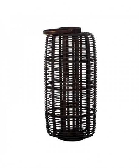 ΜΕΤΑΛΛΙΚΟ ΦΑΝΑΡΙ Fylliana FL372 ΚΑΦΕ ΧΡΩΜΑ 28x62εκ