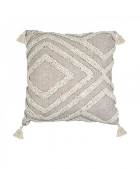 ΔΙΑΚΟΣΜΗΤΙΚΟ ΜΑΞΙΛΑΡΙ Fylliana Ruby ΜΠΕΖ ΧΡΩΜΑ 43x43x10εκ