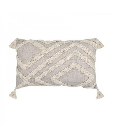 ΔΙΑΚΟΣΜΗΤΙΚΟ ΜΑΞΙΛΑΡΙ Fylliana Ruby ΜΠΕΖ ΧΡΩΜΑ 30x50x10εκ