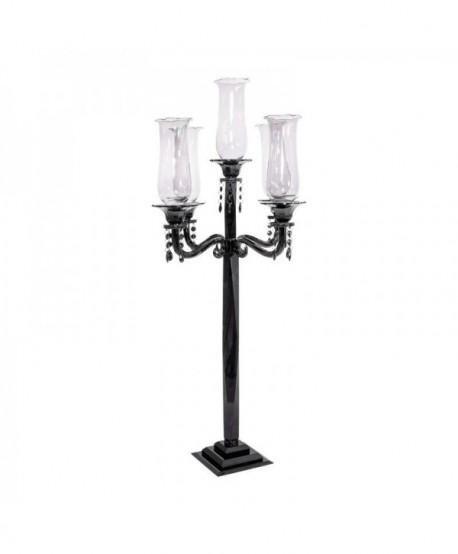 ΚΡΥΣΤΑΛΛΙΝΟ ΚΗΡΟΠΗΓΙΟ 5 ΘΕΣΕΩΝ Fylliana FL6802 ΜΑΥΡΟ 36x100εκ