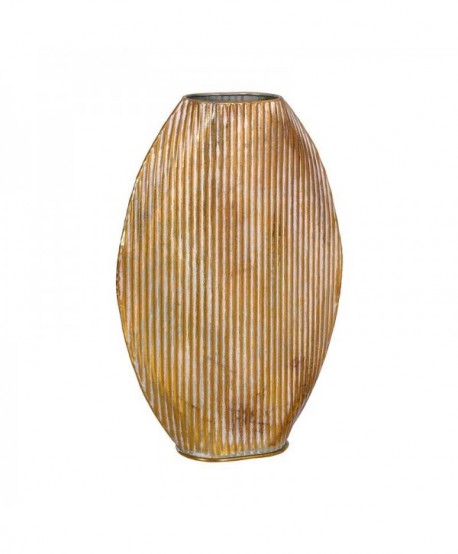 ΜΕΤΑΛΛΙΚΟ ΕΠΙΤΡΑΠΕΖΙΟ ΔΙΑΚΟΣΜΗΤΙΚΟ ΒΑΖΟ Fylliana FL0250 ΧΡΥΣΟ ΧΡΩΜΑ 31x10x49εκ