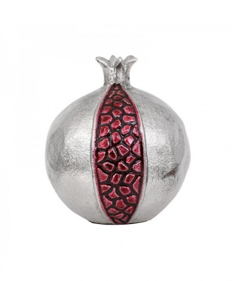 ΜΕΤΑΛΛΙΚΟ ΔΙΑΚΟΣΜΗΤΙΚΟ ΡΟΔΙ Fylliana Pomegranate ΝΙΚΕΛ ΚΟΚΚΙΝΟ ΧΡΩΜΑ 12x13εκ