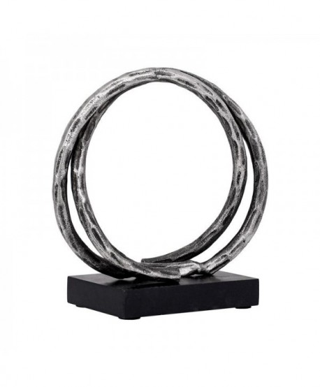 ΜΕΤΑΛΛΙΚΟ ΔΙΑΚΟΣΜΗΤΙΚΟ ΣΕ ΣΧΕΔΙΟ ΔΑΧΤΥΛΙΔΙ Fylliana FL76740 ΑΣΗΜΙ ΑΝΤΙΚΕ ΧΡΩΜΑ 23x10x23εκ