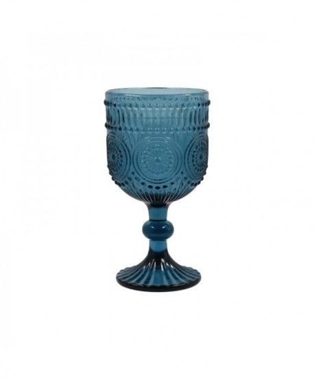 ΣΕΤ 6 ΤΕΜ ΠΟΤΗΡΙΑ Fylliana FL09 ΜΠΛΕ ΧΡΩΜΑ 9x17εκ