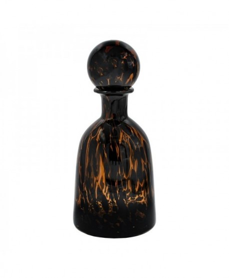 ΓΥΑΛΙΝΟ ΔΙΑΚΟΣΜΗΤΙΚΟ ΜΠΟΥΚΑΛΙ Fylliana FL1533 AMBER ANIMAL PRINT 15x25εκ