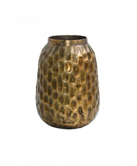 ΜΕΤΑΛΛΙΚΟ ΔΙΑΚΟΣΜΗΤΙΚΟ ΒΑΖΟ Fylliana FL1700 ΑΝΤΙΚΕ ΧΡΥΣΟ ΧΡΩΜΑ 23x27εκ