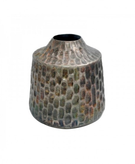 ΜΕΤΑΛΛΙΚΟ ΔΙΑΚΟΣΜΗΤΙΚΟ ΒΑΖΟ Fylliana FL1110 ΑΝΤΙΚΕ ΑΣΗΜΙ ΧΡΩΜΑ 23x21εκ