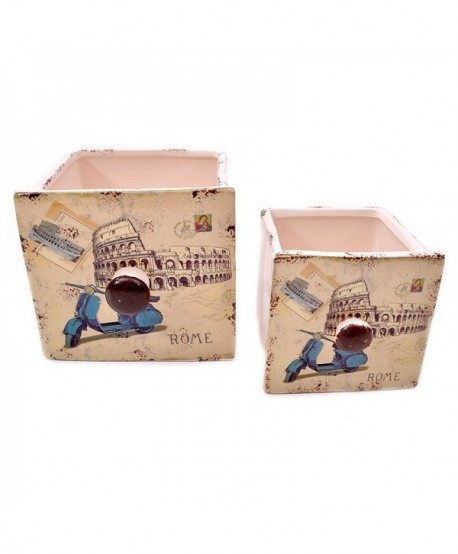 ΣΕΤ 2 ΚΕΡΑΜΙΚΑ ΚΑΣΠΩ Fylliana ROME ΜΠΕΖ 15x14