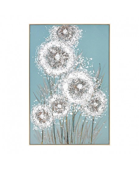 ΠΙΝΑΚΑΣ ΣΕ ΚΑΜΒΑ Fylliana FL25079 ΛΕΥΚΟ ΧΡΥΣΟ ΠΡΑΣΙΝΟ 82x122εκ