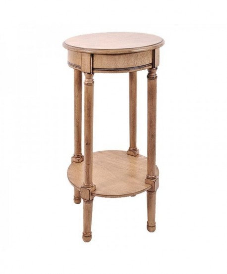 ΤΡΑΠΕΖΙ ΓΩΝΙΑΣ Fylliana ΣΤΡΟΓΓΥΛΟ 98253SA 40x40x72 ΜΠΕΖ JOF