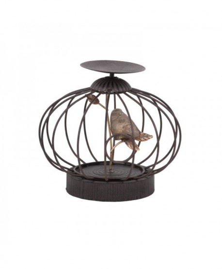 ΜΕΤΑΛΛΙΚΟ ΚΗΡΟΠΗΓΙΟ ΚΛΟΥΒΙ Fylliana ΜΠΕΖ 16x16x24εκ