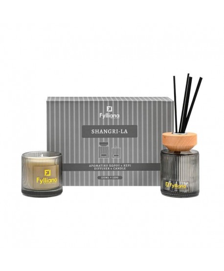 ΑΡΩΜΑΤΙΚΟ ΣΕΤ ΔΩΡΟΥ Shangri La Fylliana FL25161 (Διαχύτης 150ml + Κερί 150g)