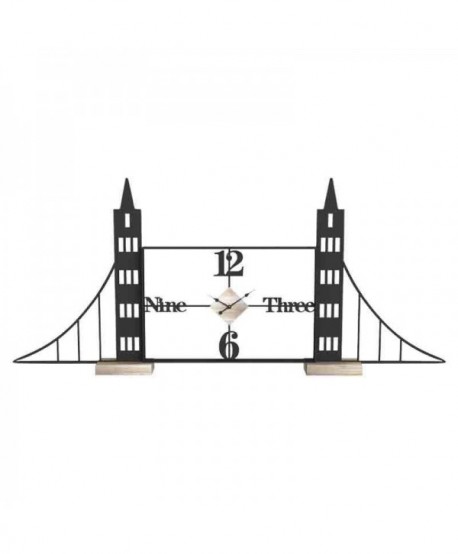 ΕΠΙΤΡΑΠΕΖΙΟ ΡΟΛΟΙ Fylliana Bridge NATURE ΞΥΛΟ ΜΕΤΑΛΛΟ 50x8x30εκ sls